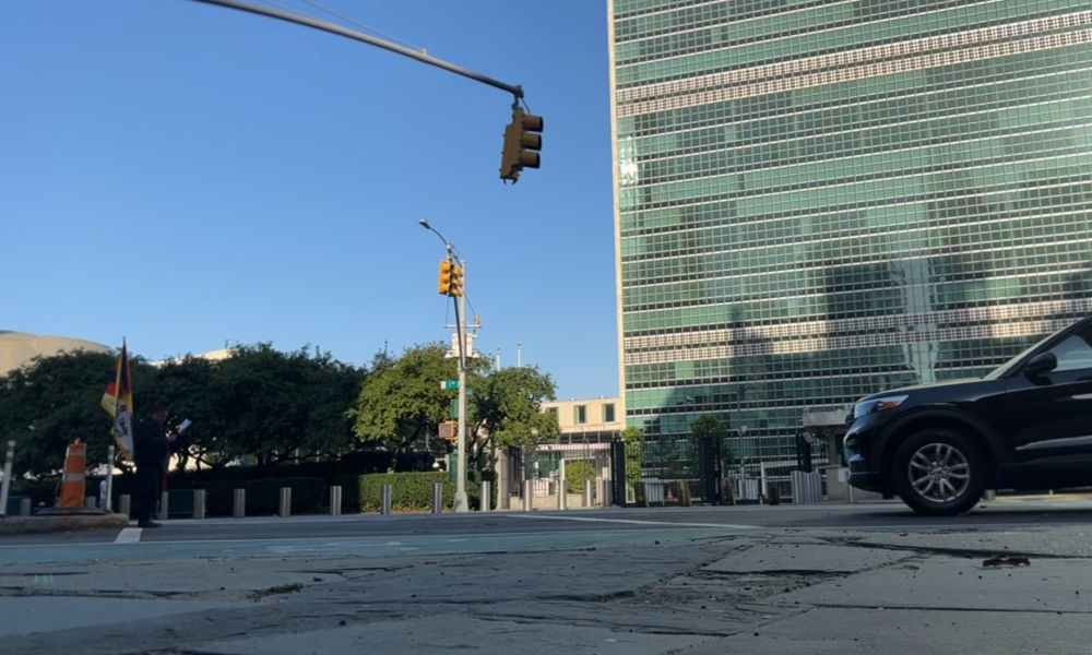 Tibetan activist sets himself on fire outside UN headquarters in NYC