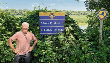 Malverne resident Don Pupke celebrated on July 20 reaching the halfway point of his roughly 750-mile walk across New York State, a fundraiser benefiting American Legion Post 44.