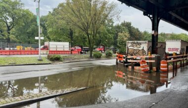 Kingsbridge saw flooding in several spots July 22 &mdash; such as on Broadway, under the elevated 1 train line.