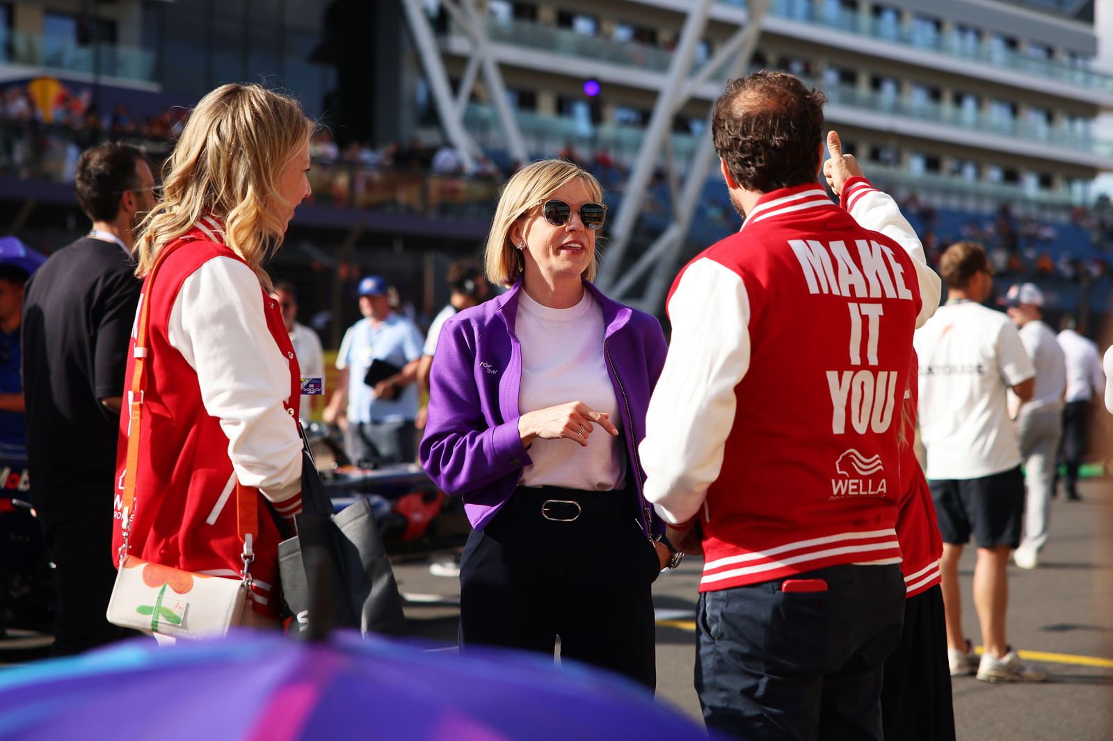 Image may contain Susie Wolff Clothing Coat Jacket Adult Person Blazer Face Head Photography and Portrait