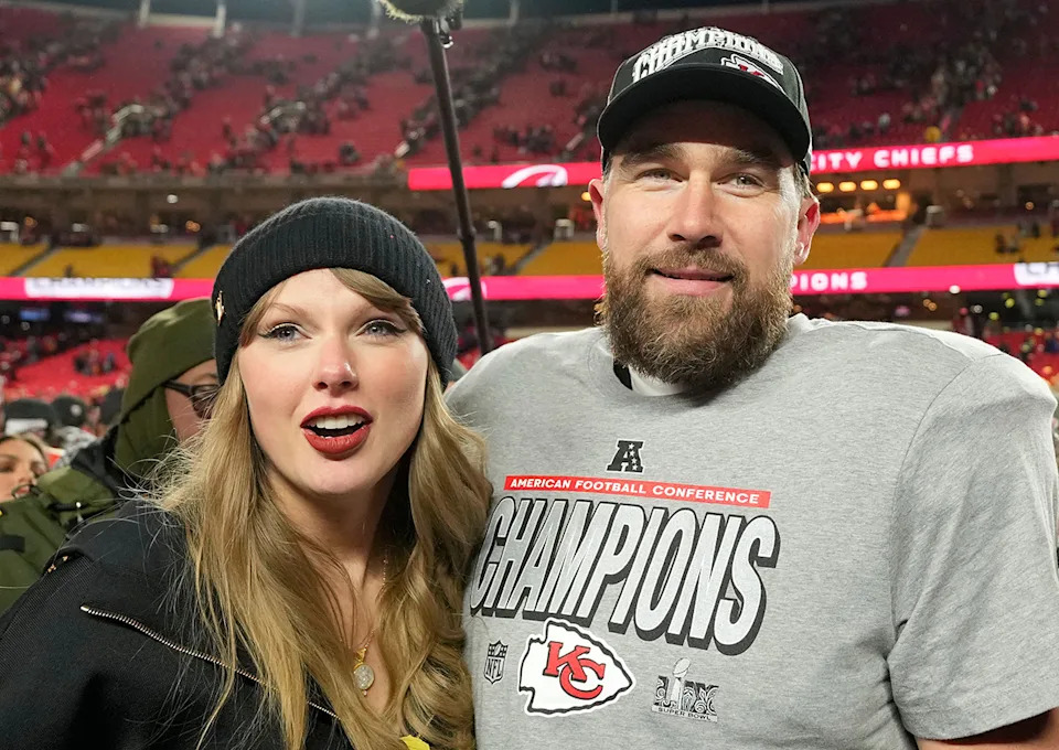 Taylor Swift and Travis Kelce