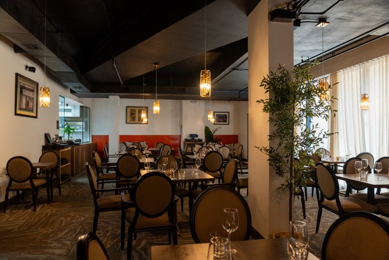Inside La Cachette du Coin restaurant in Brooklyn on Friday, May 29, 2026. Photo by Allison Hunter for The Haitian Times 