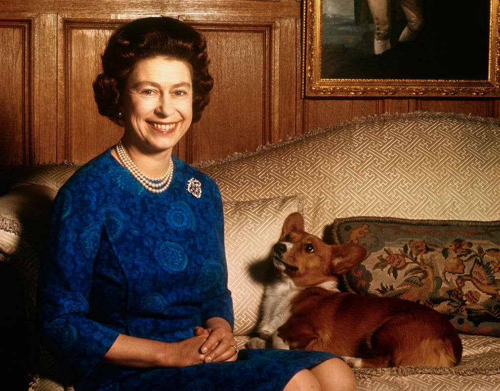 The late monarch reportedly shared her afternoon tea with her dogs