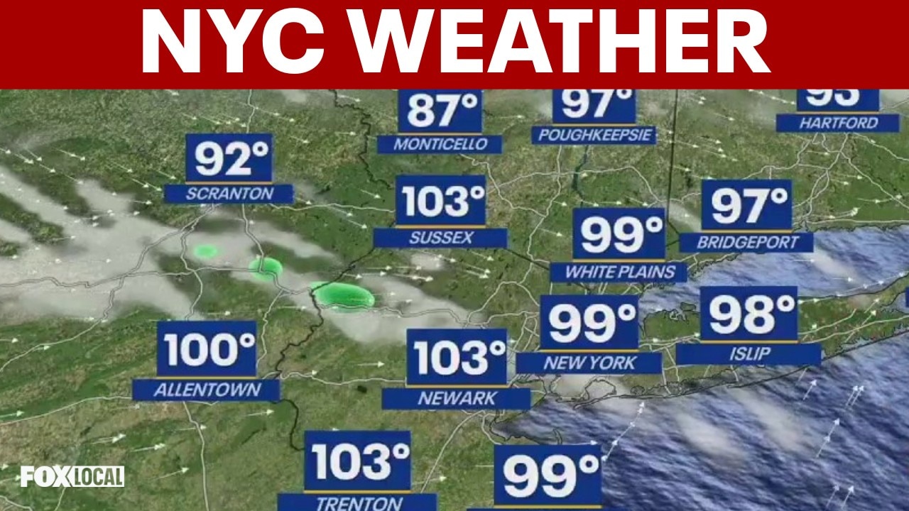 NYC heat wave: Temps could climb near 100 as humidity builds