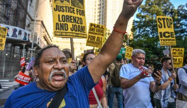New Yorkers protest ICE-related killings from across the country in Foley Square amid ongoing Trump immigration crackdown