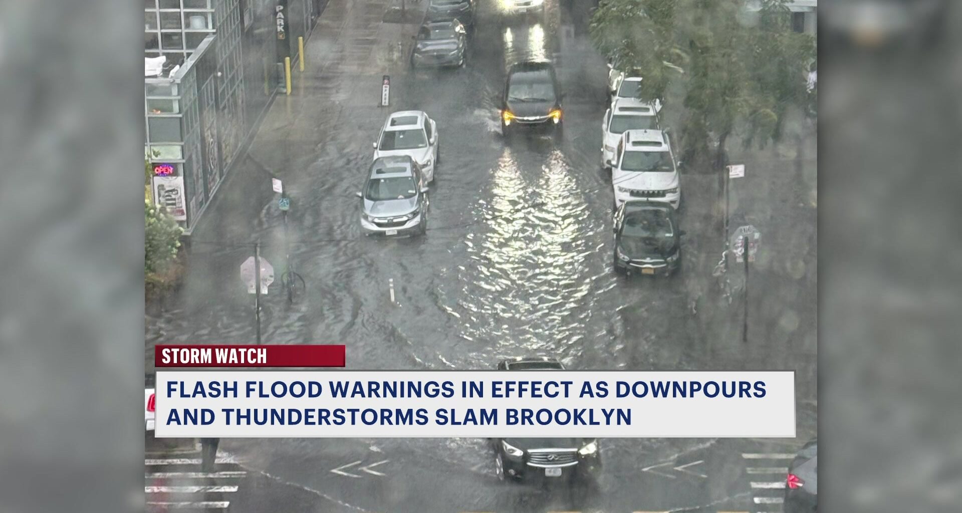 News 12 | Brooklyn | Severe Thunderstorms Flood Streets Businesses Across New York City