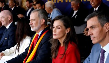 Queen Letizia's red dress for the World Cup final had 3 hidden messages