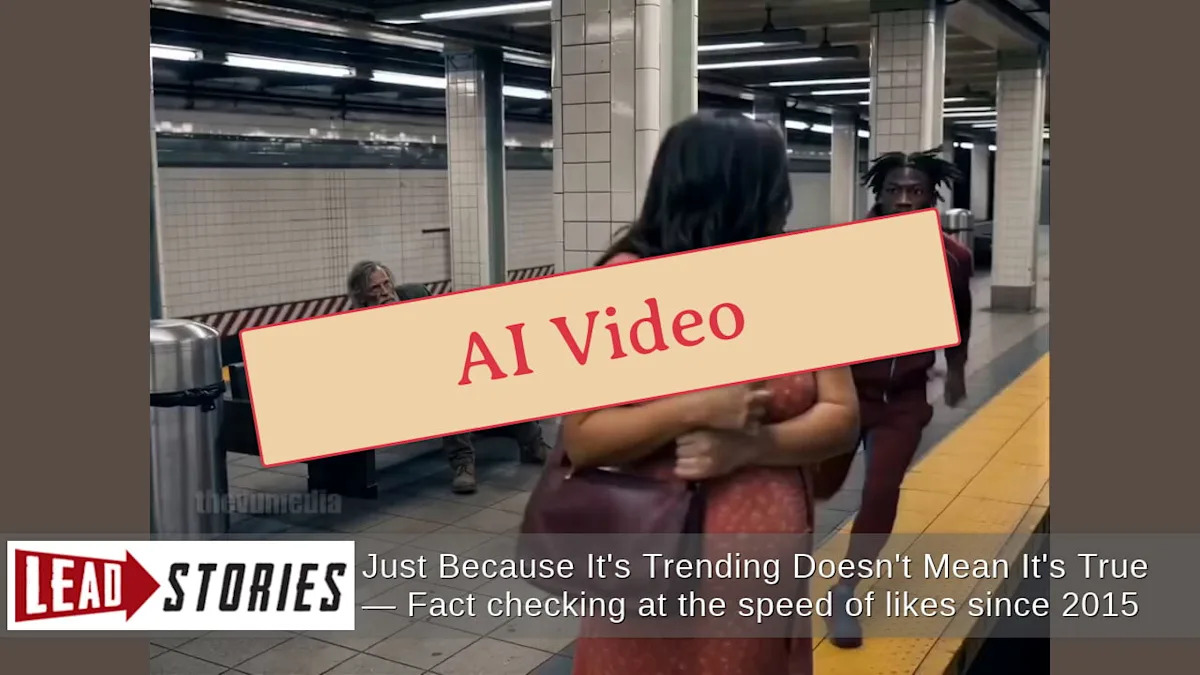 Fact Check: FAKE Video Shows Pregnant Woman Attacked On Subway In NYC