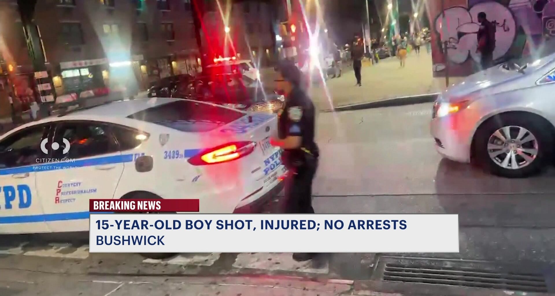 News 12 | Brooklyn | Teen Shot In The Foot During Bushwick Dispute Gunman On The Run