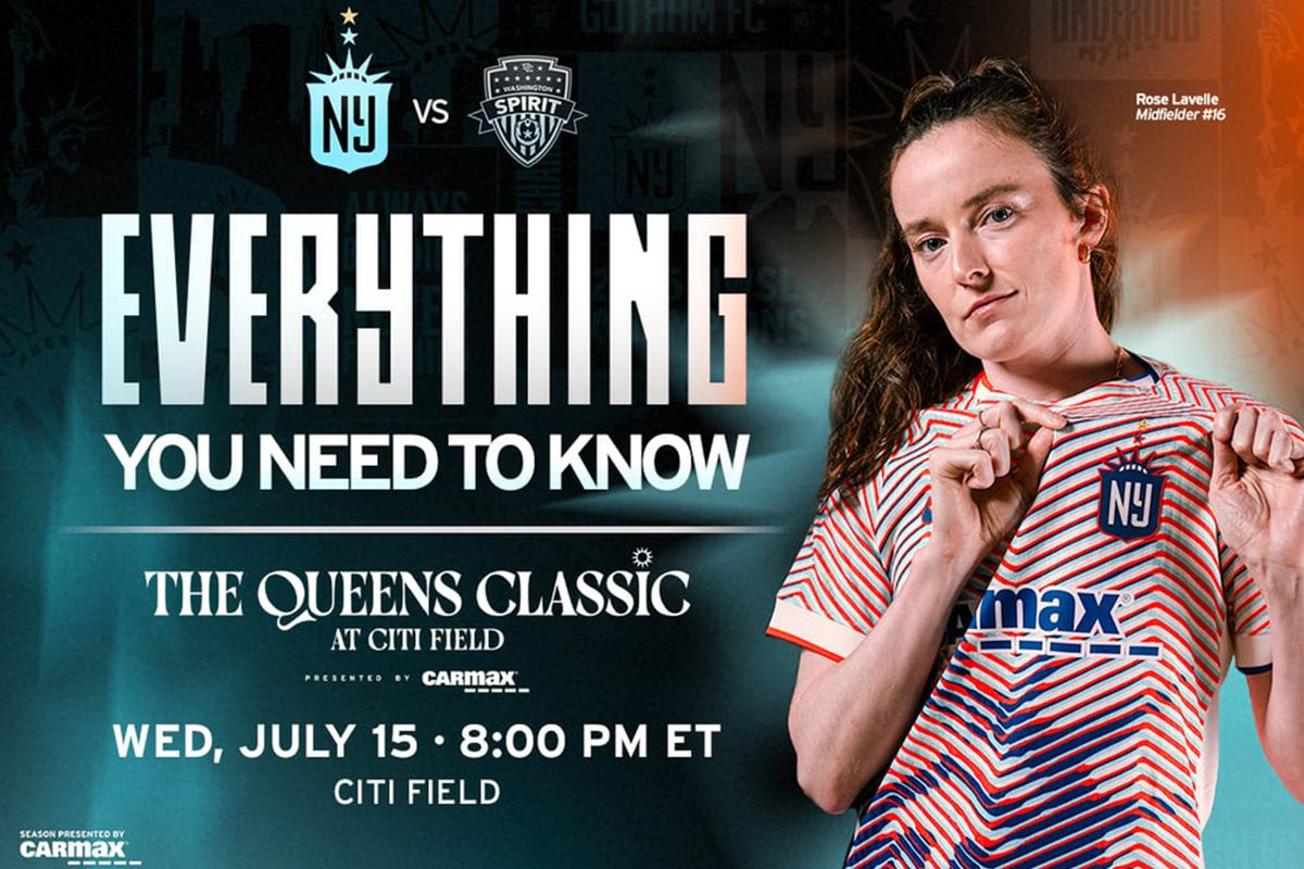 Gotham FC Set for Historic Night at Citi Field for The Queens Classic, Presented by CarMax