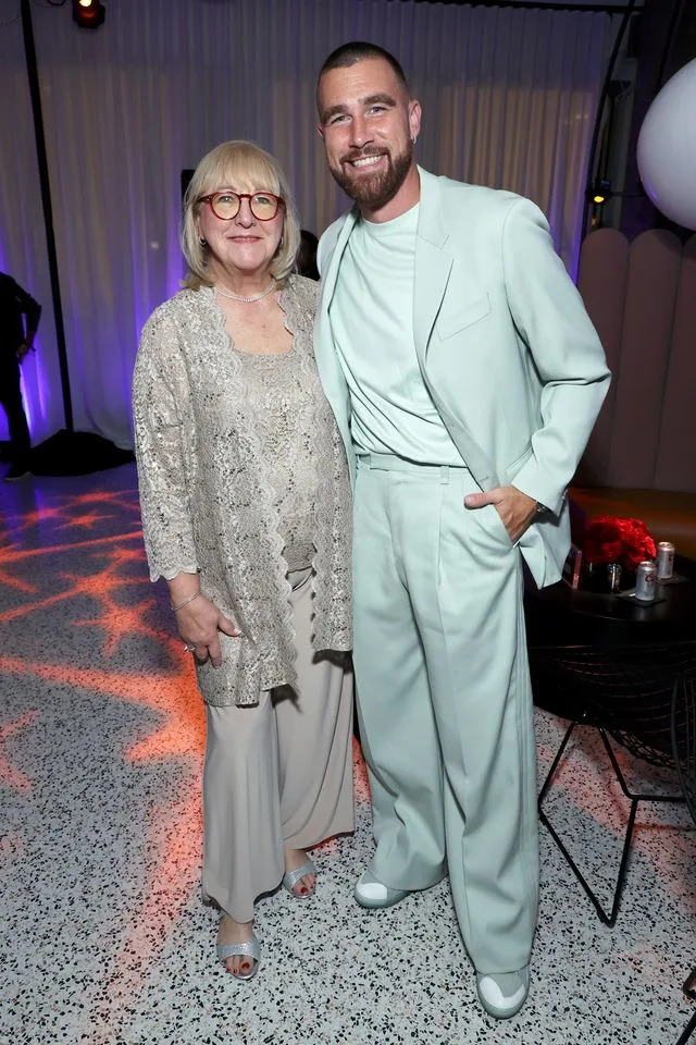 Donna and Travis Kelce in 2023.Credit: Getty Images