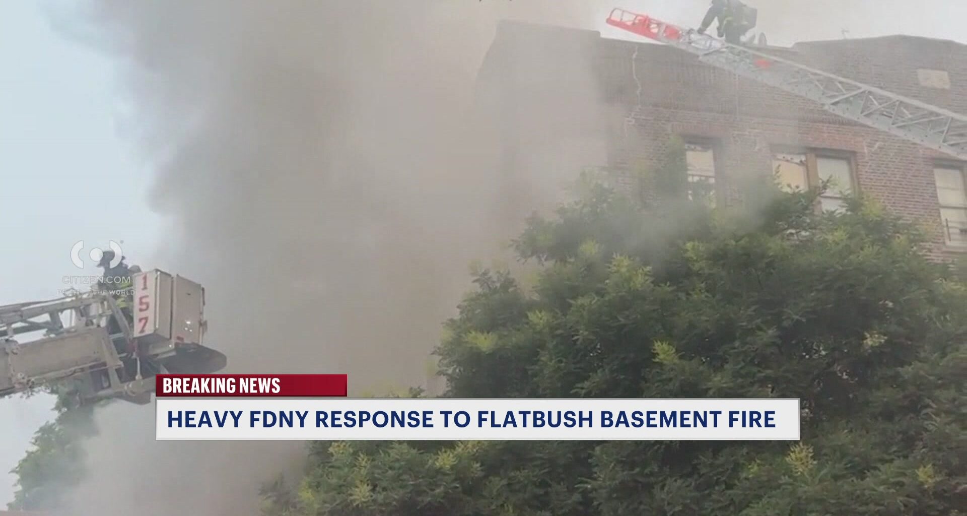 News 12 | Brooklyn | Flames Erupt In Basement Of Flatbush Building