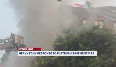 News 12 | Brooklyn | Flames Erupt In Basement Of Flatbush Building