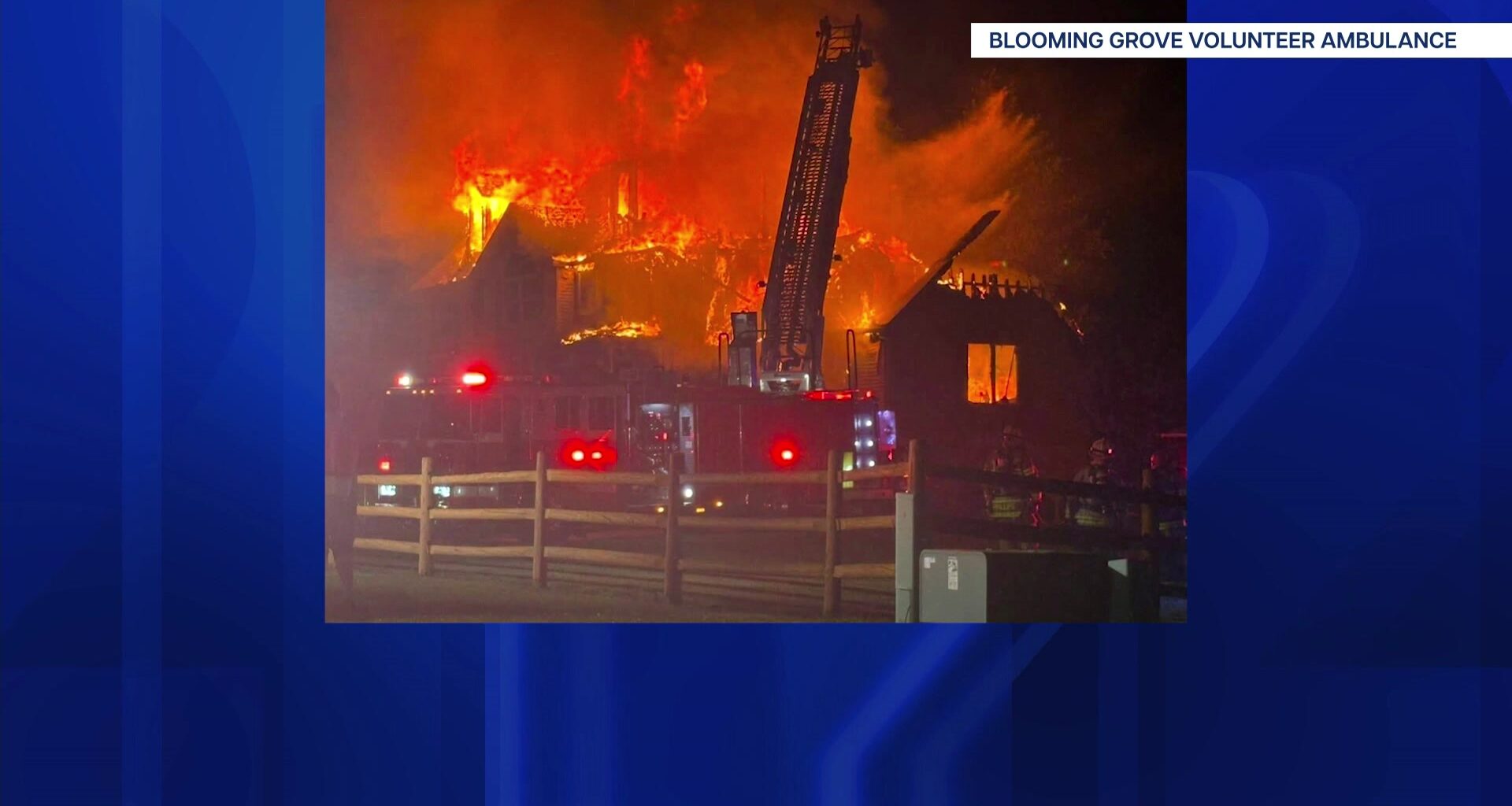 News 12 | Bronx | Early Morning Fire Heavily Damages Blooming Grove Home