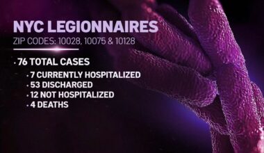 Fourth person dies of Legionnaires' disease in Manhattan