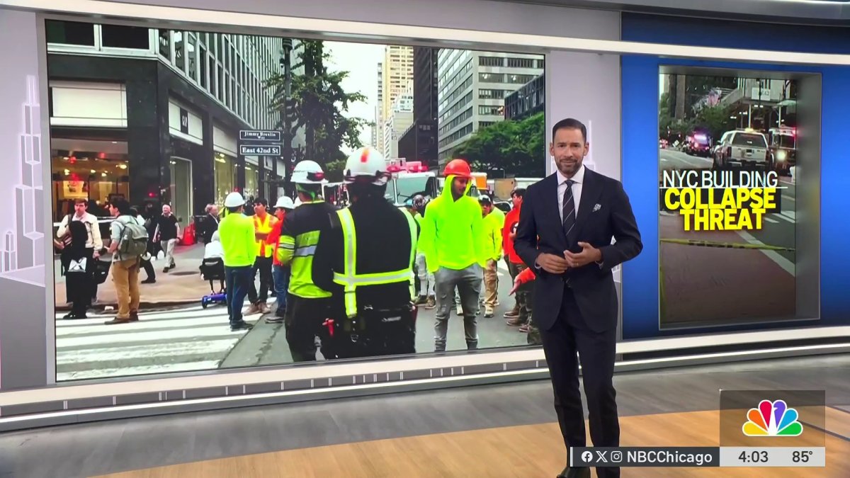 Midtown Manhattan neighborhood evacuated due to concerns over high-rise – NBC Chicago