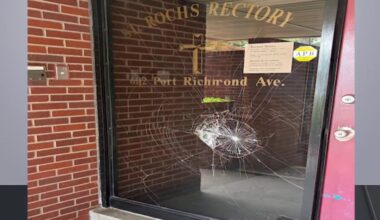 Police search for suspect for vandalized Catholic church on Staten Island – NBC New York