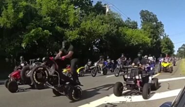 Five arrested after street takeover by dirt bikes and ATVs on Long Island – NBC New York