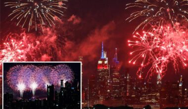Macy's Fourth of July fireworks spectacular light up the NYC sky