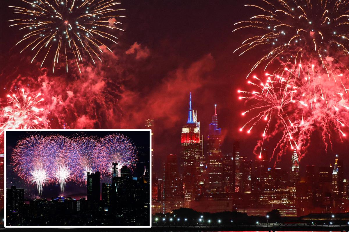 Macy's Fourth of July fireworks spectacular light up the NYC sky
