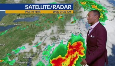 NYC weather: More scattered showers possible Wednesday