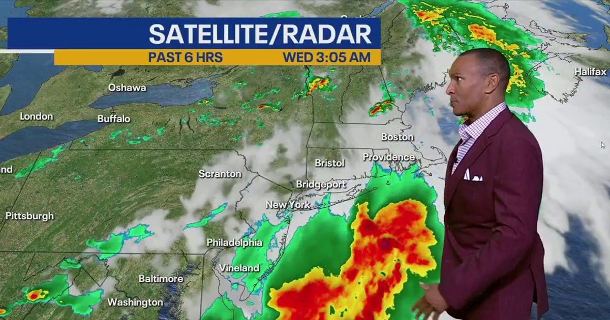 NYC weather: More scattered showers possible Wednesday