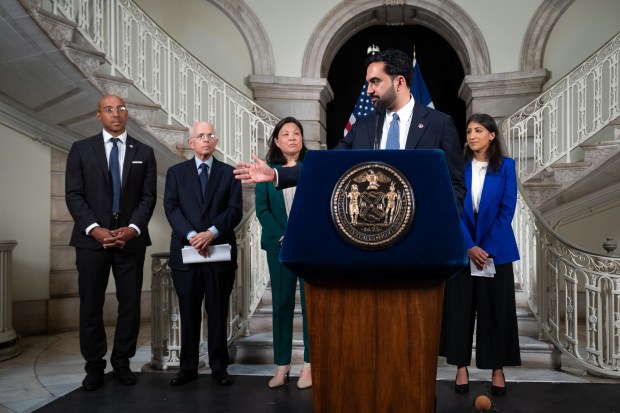 Mayor Zohran Mamdani speaks at City Hall on Wednesday, July 22, 2026. (Ed Reed / Mayoral Photography Office)