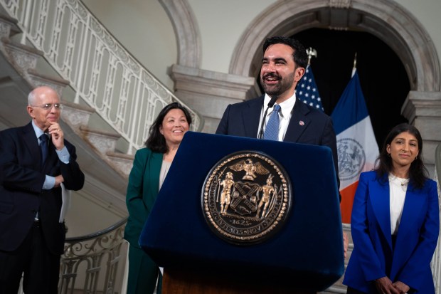 Mayor Zohran Mamdani appoints Anthony Shorris as President and CEO of the New York City Economic Development Corporation, and names former Federal Trade Commission Chair Lina Khan as Chair of the EDC Board of Directors at New York City Hall on Wednesday, July 22, 2026. (Ed Reed / Mayoral Photography Office)