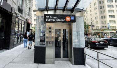 The 57th Street subway station