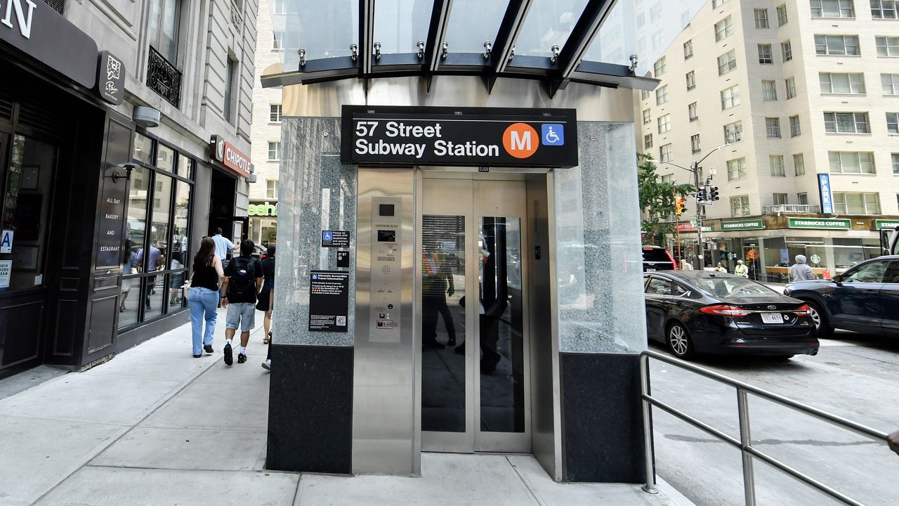 The 57th Street subway station