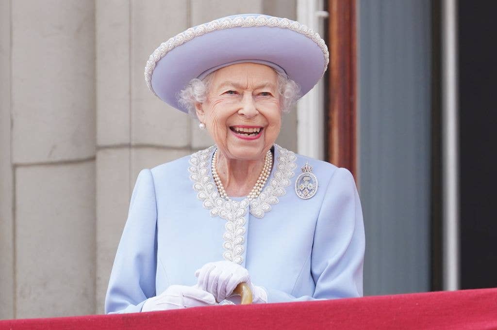 Queen Elizabeth II at Trooping the Colour 2022