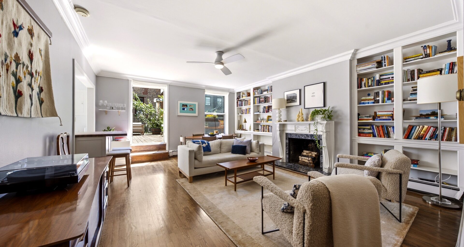 Throw garden parties all summer long at this $1.8M Brooklyn Heights co-op