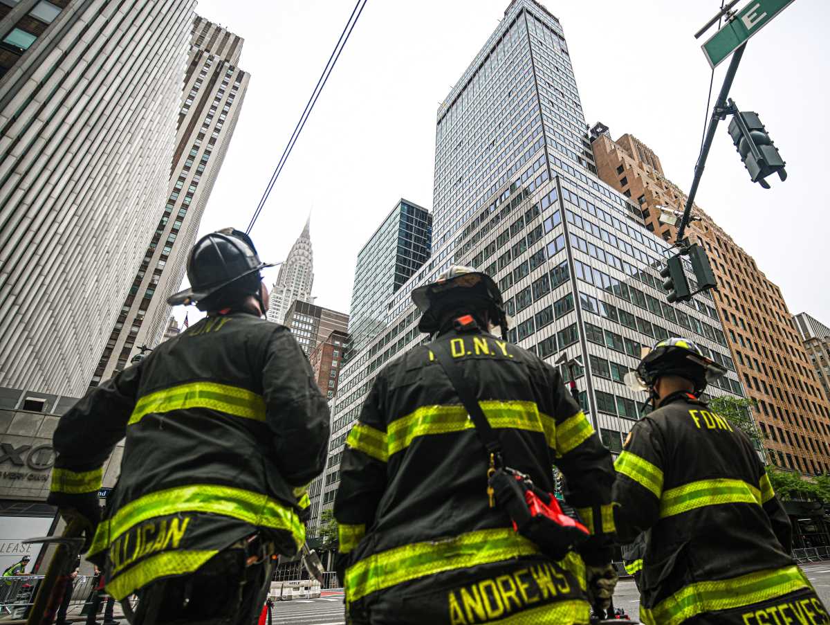 BREAKING: Evacuations ordered in Midtown after beams buckle in under-construction skyscraper