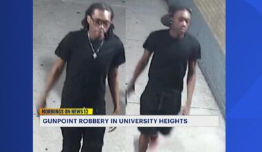 News 12 | Brooklyn | Police Search For Armed Robbers After University Heights Heist