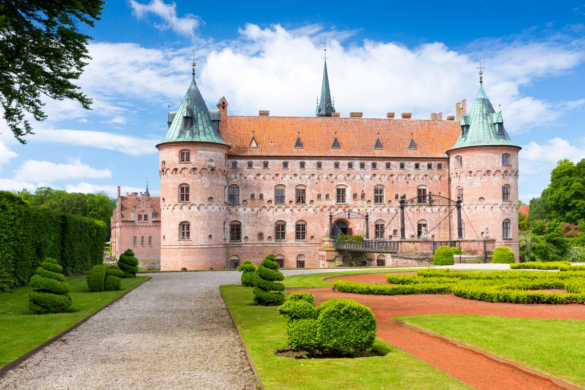Egeskov Castle is one of Denmark's biggest landmarks