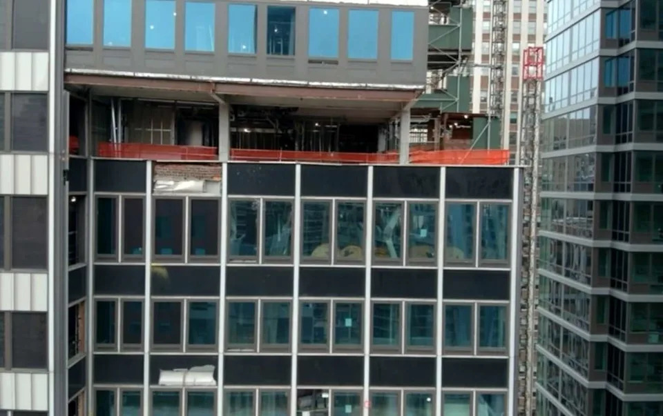A 37-story Midtown Manhattan building being converted from offices into apartments was evacuated Tuesday after two structural columns buckled and floors sagged. No injuries were reported, but city officials closed nearby streets and evacuated surrounding buildings while engineers assessed the risk. (New York City Fire Department)