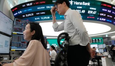 Asian markets retreat, with Korean shares slumping despite an AI-led rebound on Wall St | Stock Market