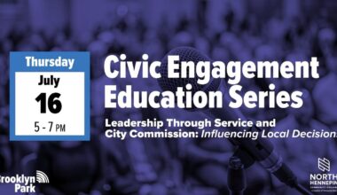 Brooklyn Park civic engagement series highlights leadership through service | Arts And Entertainment