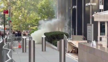 Man in custody after fire outside 26 Federal Plaza in Manhattan | Northwest & National News