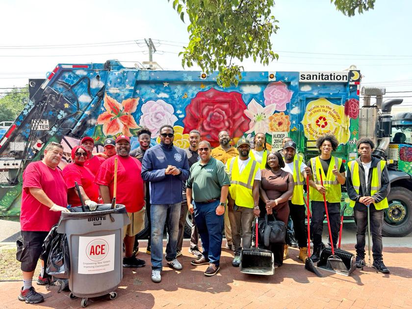 Cleanup crew takes on Liberty Avenue |