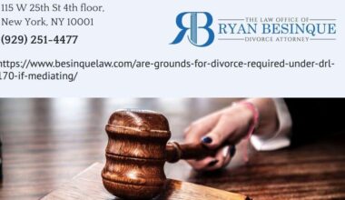 Manhattan Divorce Mediation Attorney Ryan Besinque Clarifies Whether Couples Still Need Grounds for Divorce When Mediating in New York | Press Releases