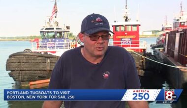 Two Portland tugboats join America 250 celebrations in Boston, New York