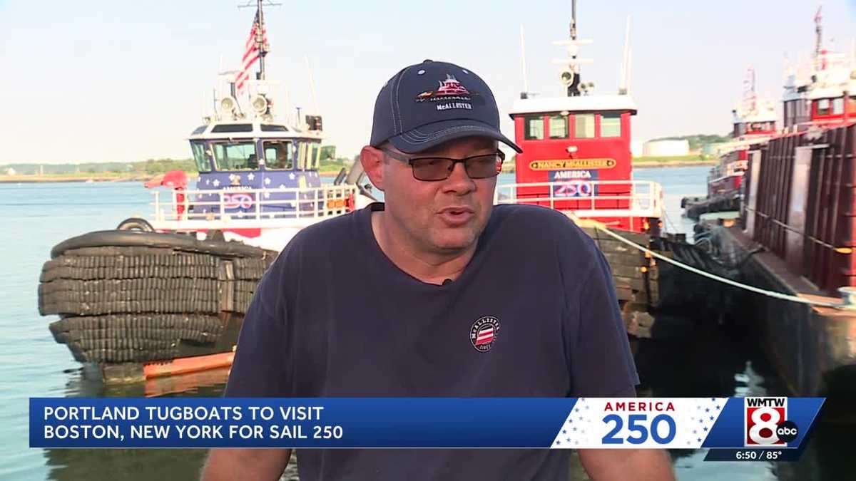 Two Portland tugboats join America 250 celebrations in Boston, New York