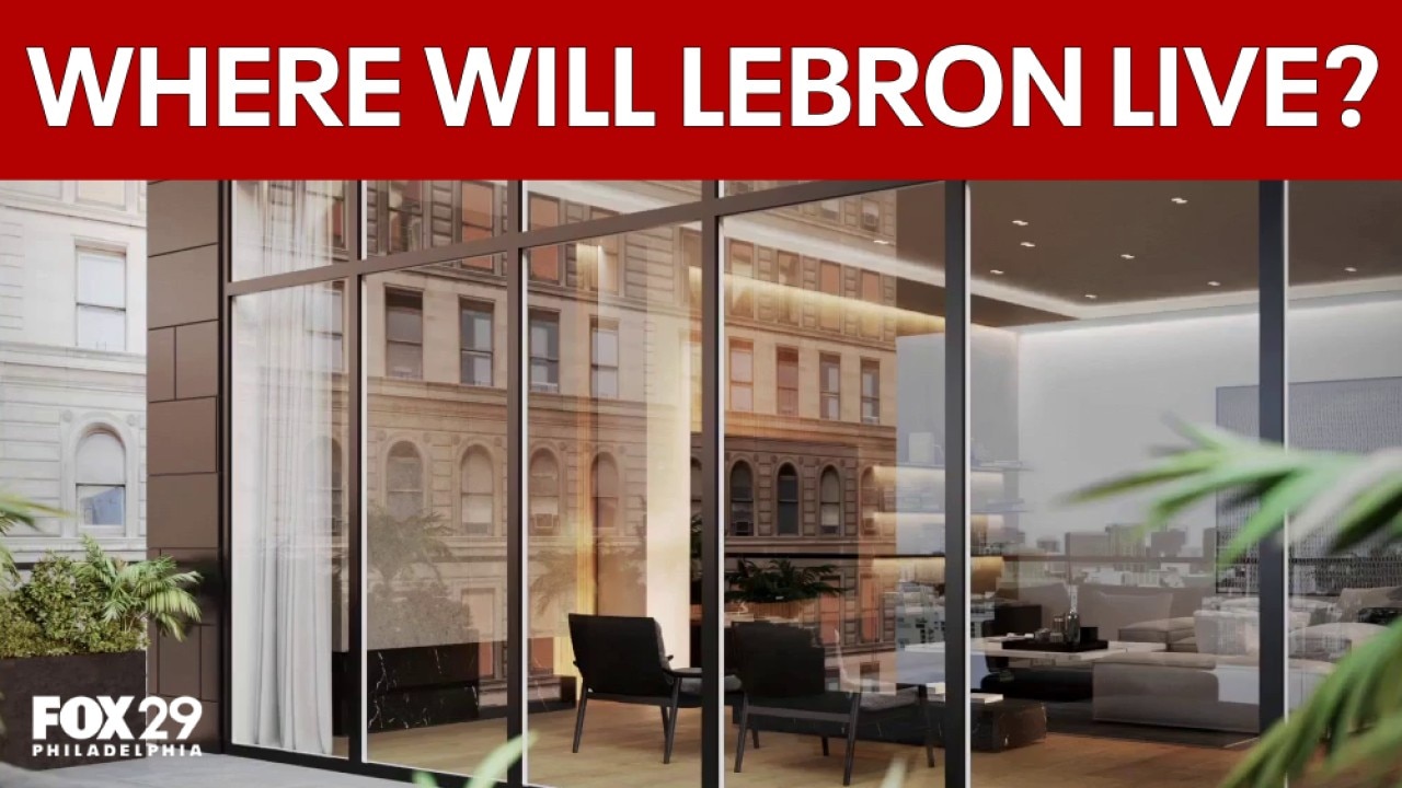 Will LeBron James live in New York while playing for the Sixers?