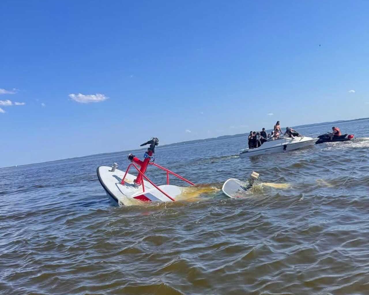 Breaching Whale Sinks Carteret Fire Boat During July 4 Marine Patrol