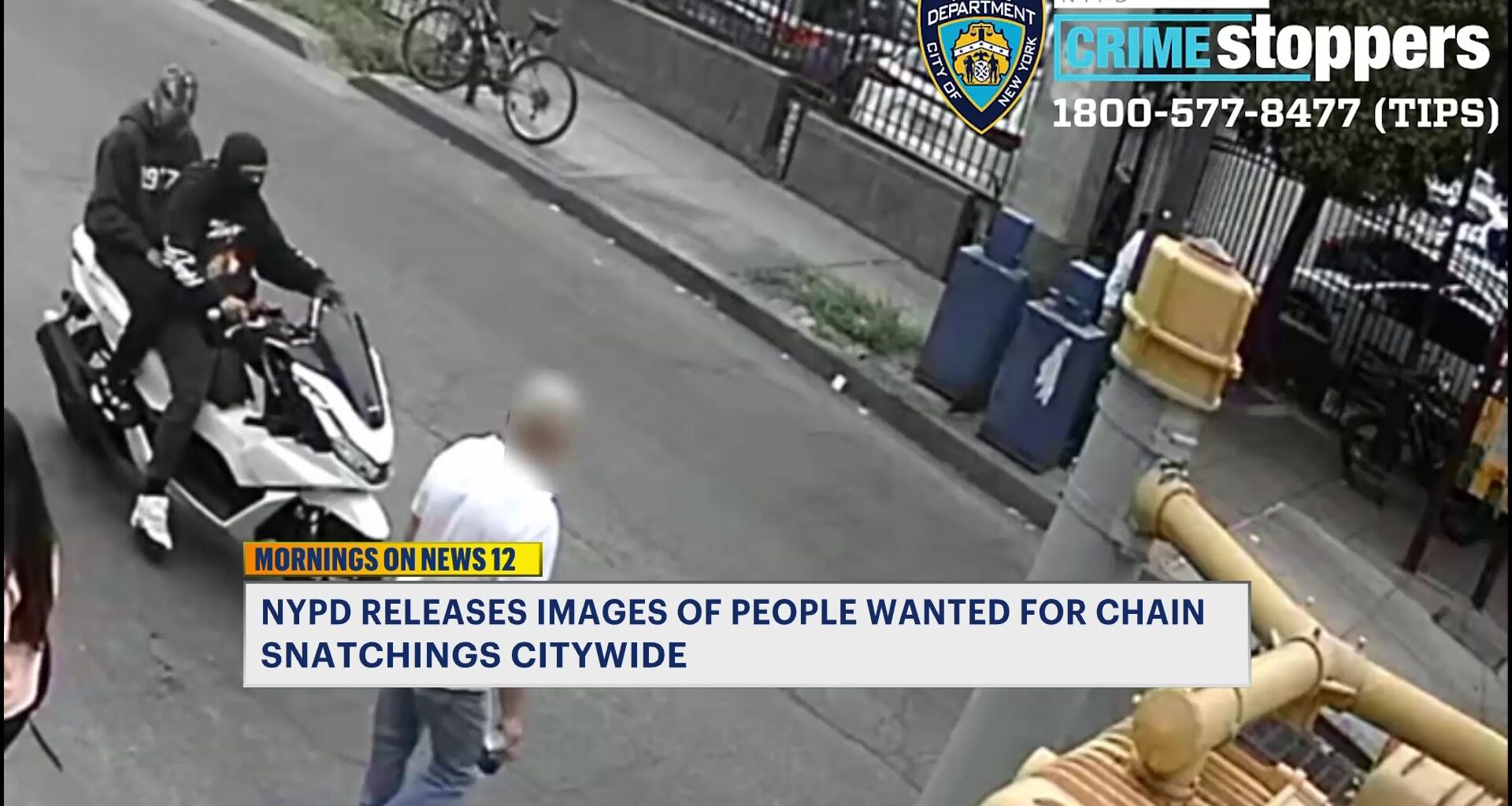 News 12 | Brooklyn | Nypd Releases Video After String Of Chain Snatchings Including Several In Brooklyn