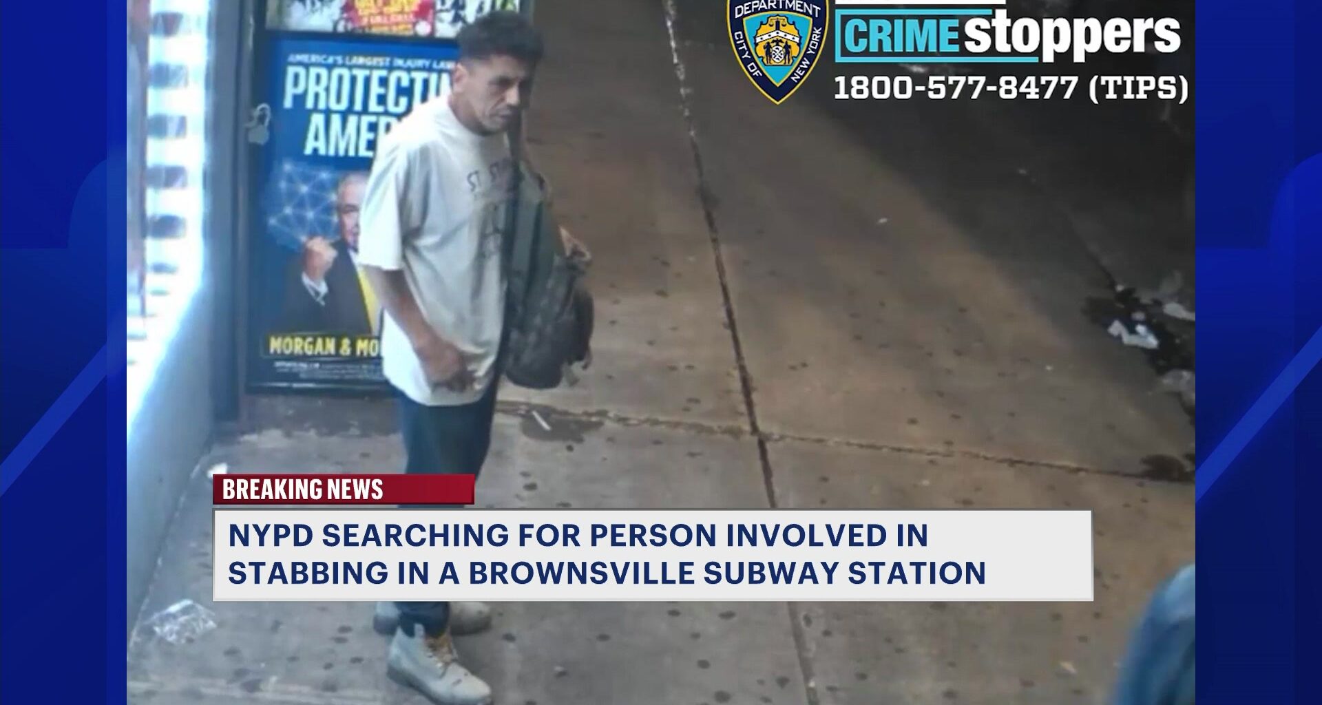 News 12 | Brooklyn | Police Release Images After Man Stabbed In Back At Brownsville Subway Station