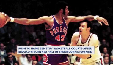 News 12 | Brooklyn | Bed Stuy Residents Renew Push To Dedicate Basketball Courts After Brooklyn Born Nba Hall Of Famer