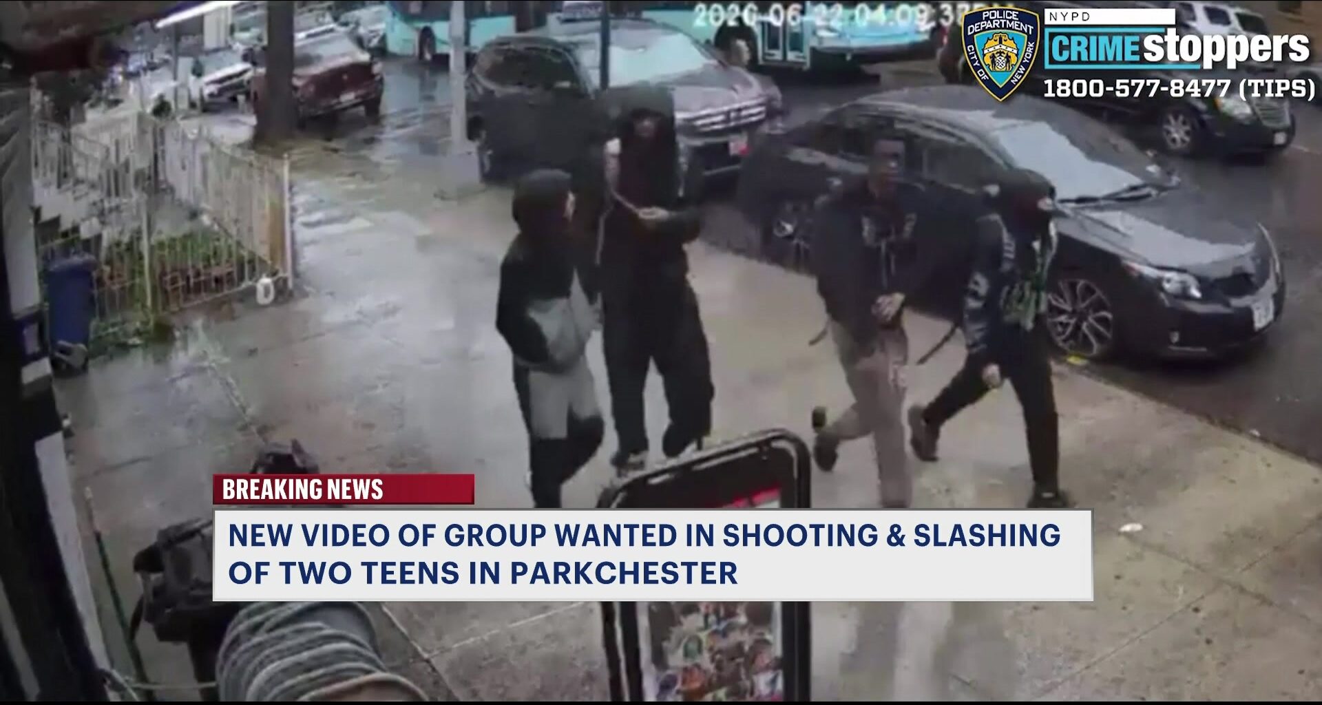 News 12 | Bronx | Group Wanted For Shooting Slashing Two Men In Parkchester