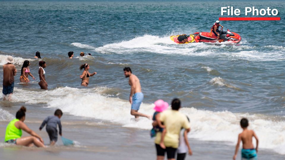 Swimmer bitten on the foot at New York City beach in a suspected shark attack